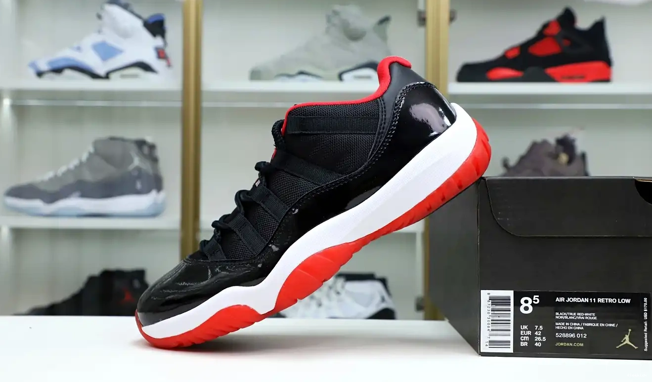 JORDAN RETRO AIR BRED LOW 11 0513